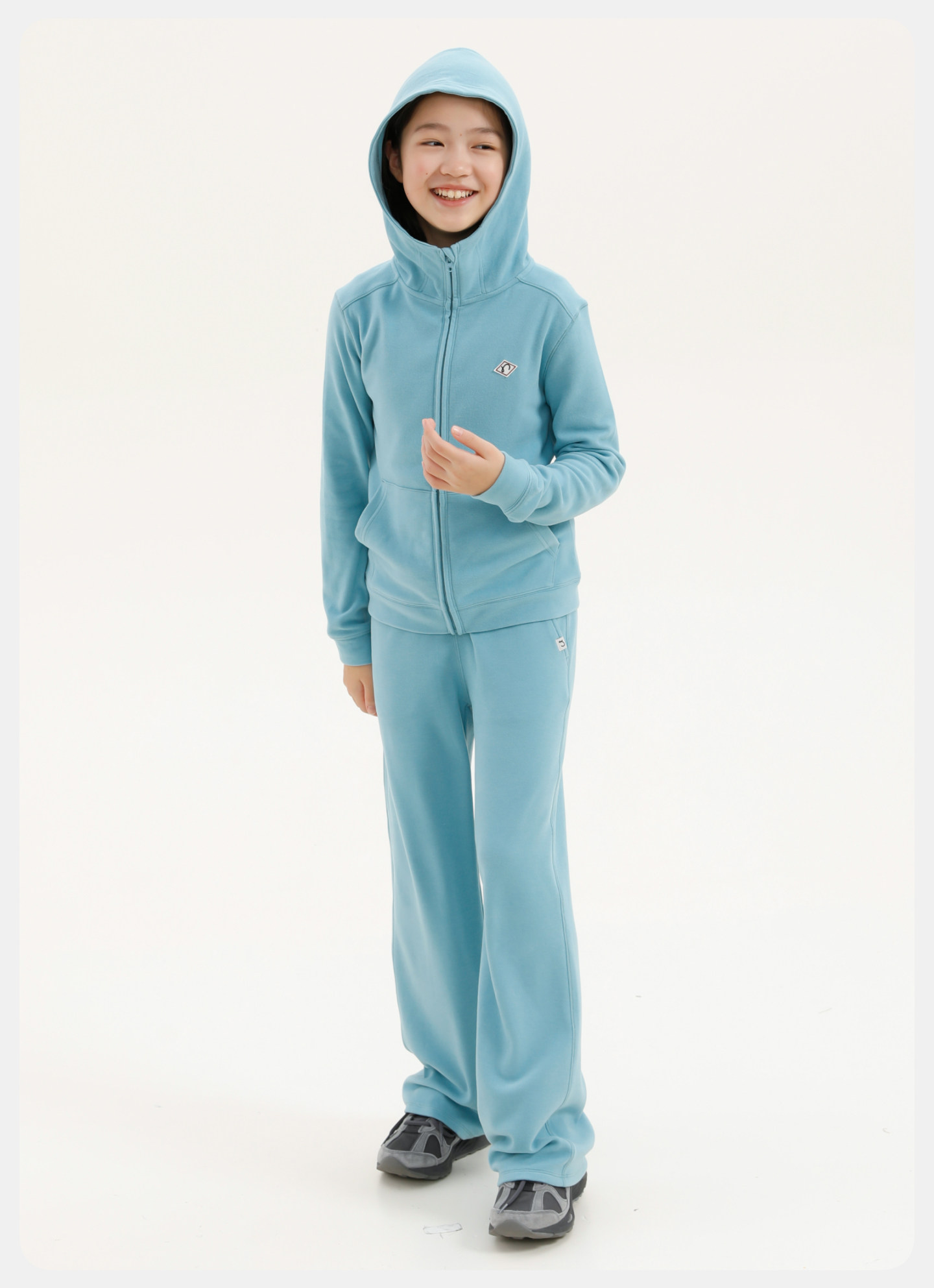 Capsule Naju Children's Clothing [Easy to Fold] Children's Sweatshirt Antibacterial Static-Free Lightweight Warm Fleece Zip-Up Jacket for Boys and Girls — 72