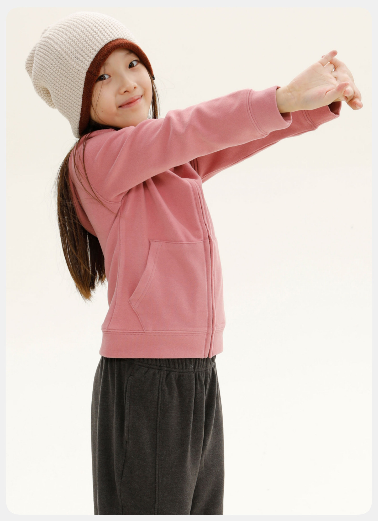 Capsule Naju Children's Clothing [Easy to Fold] Children's Sweatshirt Antibacterial Static-Free Lightweight Warm Fleece Zip-Up Jacket for Boys and Girls — 54