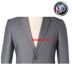 2018 mới Buick suit 4S shop chuyên nghiệp mặc vest công sở nam màu xám hai nút phù hợp với quần yếm nữ suit nam Suit phù hợp
