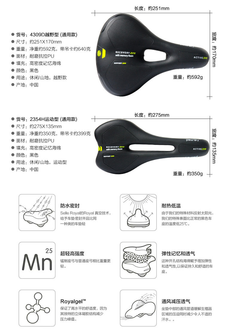 Selle de vélo Mountain Bike SELLE ROYAL - Ref 2348189 Image 10