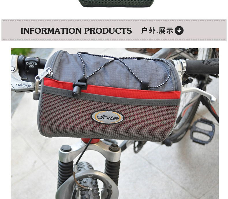 Sacoche pour vélo mixte DOITE - Ref 2220909 Image 22