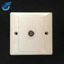  Factory direct sales of high-quality 86-type cable TV switch socket terminal box single panel single hole terminal box