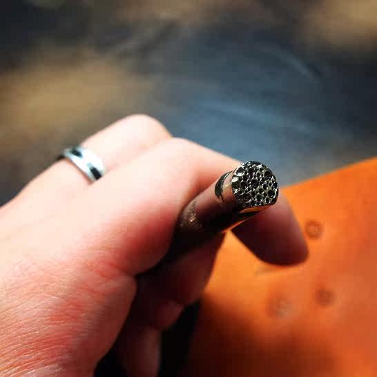 Leather engraving printing tool Johnleather self-produced high-grade steel fish leather print tool JLPA004