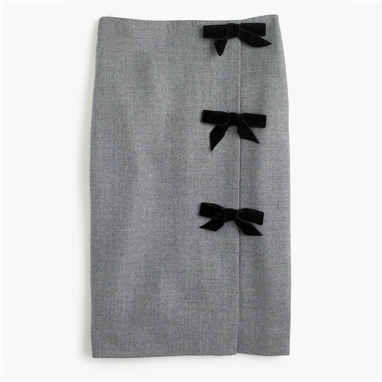Thứ hai tóc chúng tôi jcrew / jcrew phụ nữ cung len váy bút chì váy chân váy công sở chữ a