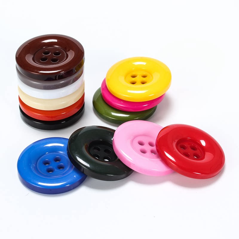 Coat button women's windbreaker woolen button round color children's button all-match clothes button black button pajama button