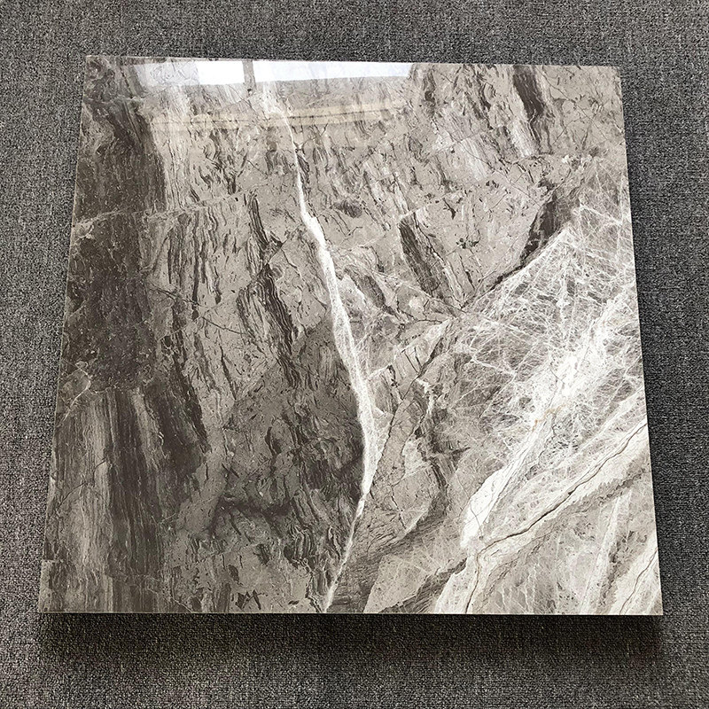 Modern simple negative ion whole body marble tile 800x800 living room floor tiles gray floor tiles new