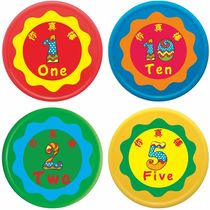  Plastic coins childrens points primary school students reward coins class coins customized tokens learning exchange coins growth coins round