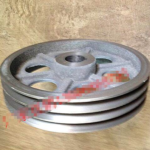 Type B three grooves 3 trough 70MM-600MM triangular belt pulley cast iron belt pulley manufacturer direct sales volume from superior