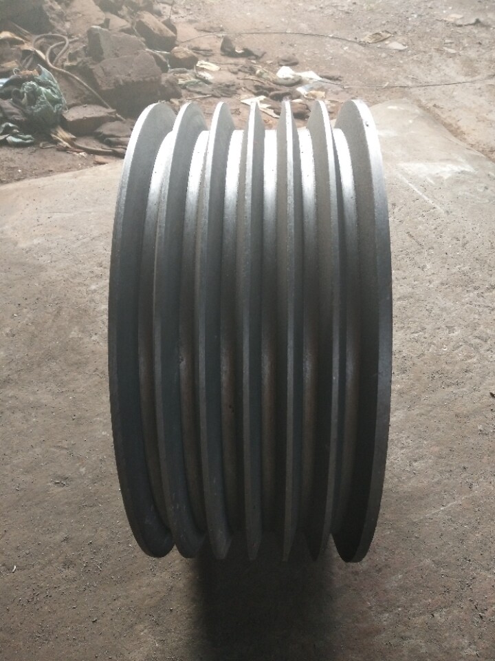 Manufacturer Direct Marketing B Type 6 groove 6B120-600MM triangular belt pulley cast iron belt disc volume large from excellent