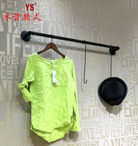 Iron shop metal wedding dress hanger wall hanging display wall hanging children's clothing shelf hanger water pipe hanger