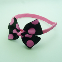 Korean childrens hairband Childrens bow with teeth non-slip cute princess tide girl headband girl hair card girl