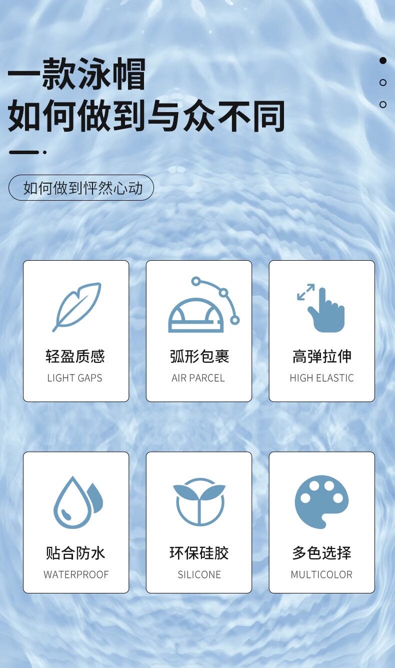 Детская водонепроницаемая полиуретановая плавательная шапочка для плавания подходит для мужчин и женщин, мультяшная шапка 