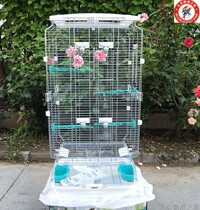 Luxury Small Bird Cage Honeybag cage Cage Parrot Cage Peony Bird Cage Breeding Doors with splash-proof and transparent surrounding
