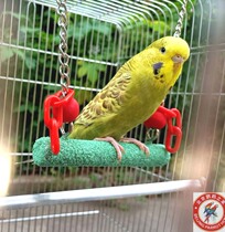 SUNPET Sunshine Pet Small Parrot Toy Grinding Claw Stick Grinding Feet Swing suspension bridge Ring Bird Cage Pendant supplies