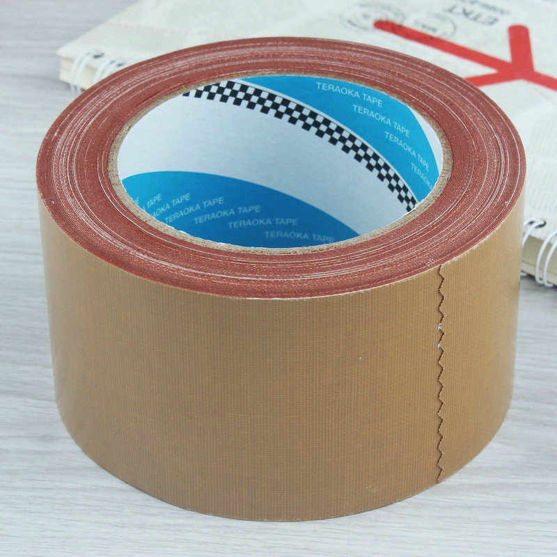 Japanese Imported Oioka Olive Tape Duct Tape, Carpet Tape, 60mm with Warp and Weft Pattern, Wear-Resistant