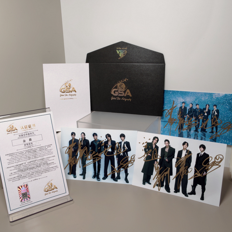 Starry City F4 Shanghai Concert Autograph 6inch Photo + Poster + 3inch Polaroid + Photo Frame + Certificate