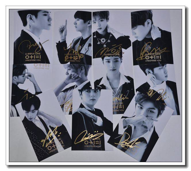 March 18 WANNA ONE Mini 2 0 1=1 Autographed Photo Set 11 C Sections