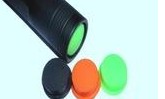 Silica button for flashlight