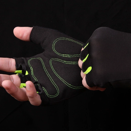 Универсальные спортивные перчатки для спортзала подходит для мужчин и женщин, нескользящий дышащий турник для велоспорта для тренировок, крем для рук, без пальцев