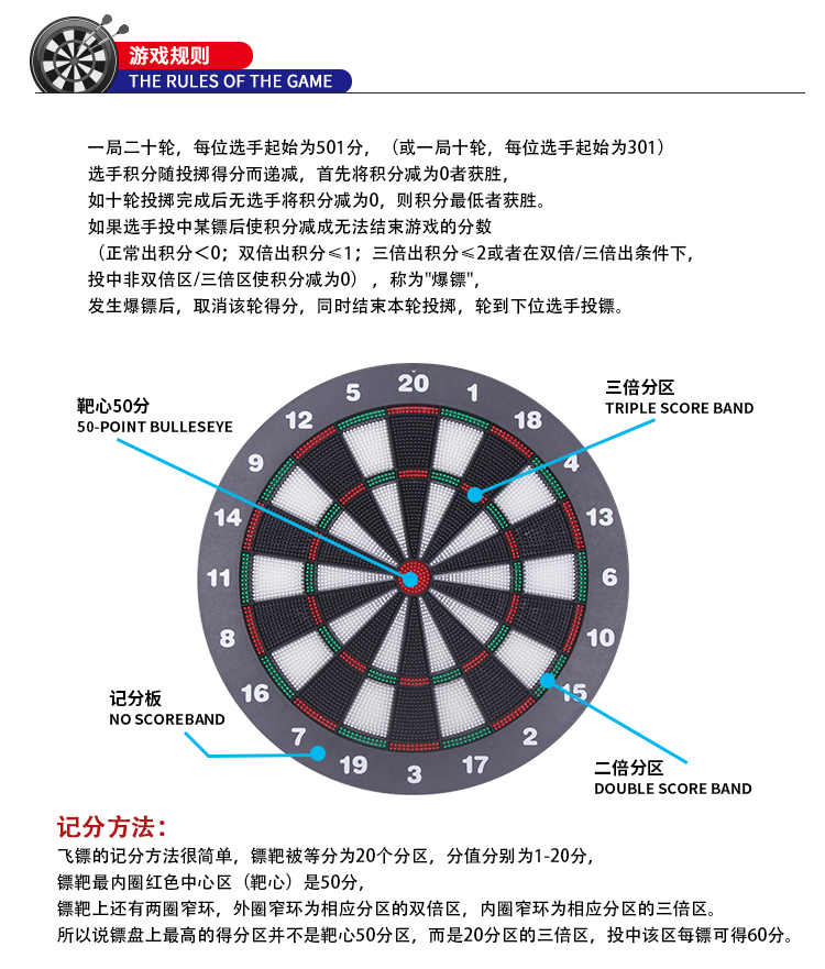 UB bạn bè phi tiêu đặt U3 đường kính 42 cm dành cho người lớn trong nhà thực hành an toàn kim phi tiêu - Darts / Table football / Giải trí trong nhà bộ 6 phi tiêu