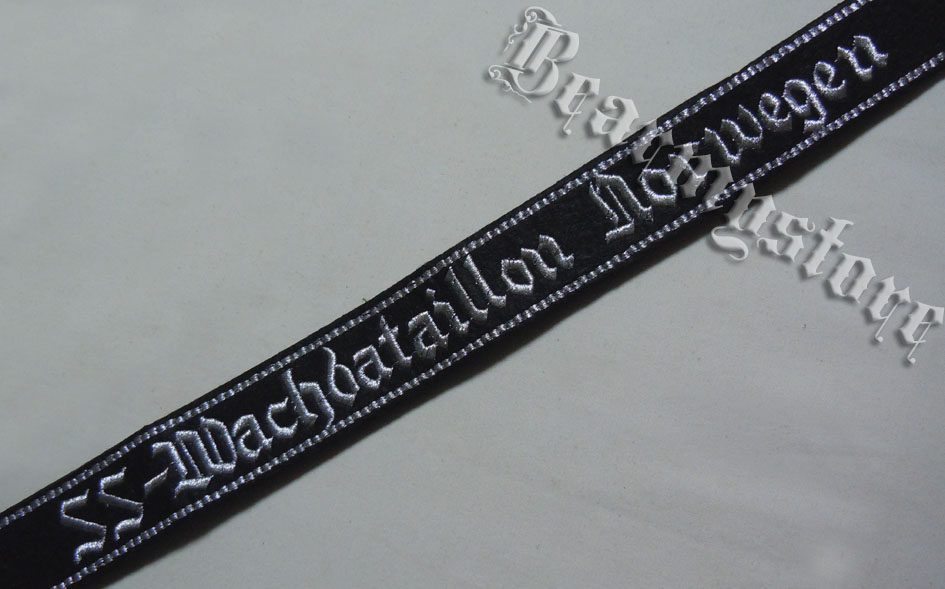 German Norwegian Guard Honorary sleeves black underneath embroidery sleeves field suit cuff