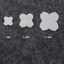 Flat-headed rose slices hot flower maker hand-made dyeing cloth flower Hanfu accessories headdress material wedding dress accessories