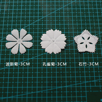 Persian Chamomile Floral Flake Stone Bamboo peacock Chrysanthemum Flowers DIY Materials Ancient Windy Accessories Headwear Hairpin Clips
