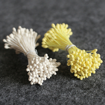 3MM matte round head pistil plain jade gypsum head flower heart flower core hand-made hot-made flower hot flower pot fondant soft pottery