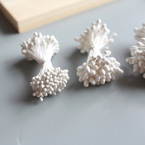 Matte round head flower heart A variety of specifications Flower core Vegetarian jade paste Flower stamens Hand-made hot flower fondant resin clay