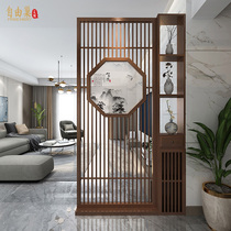 Screen partition shelf decoration living room tea room dining room entrance Entrance Wall Wall integrated Cabinet Bo ancient frame partition wall