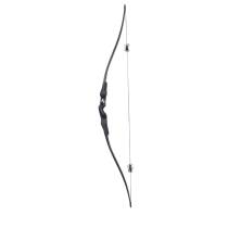 Yan-shaped bow square black front three generations LF-1 long bow slide beautiful hunting traditional horn competitive reverse bow archery archery sport