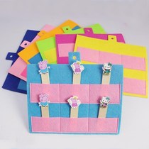 Kindergarten area entry card manual creative game entry card bag material card pocket release activity area corner card