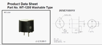 WT-1205 supply original loading soberton WT1205 45 Ohm audio indicator buzzer
