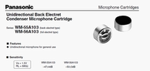  WM-55A103 supply original Panasonic spot WM-55A103 microphone(real price shall prevail)