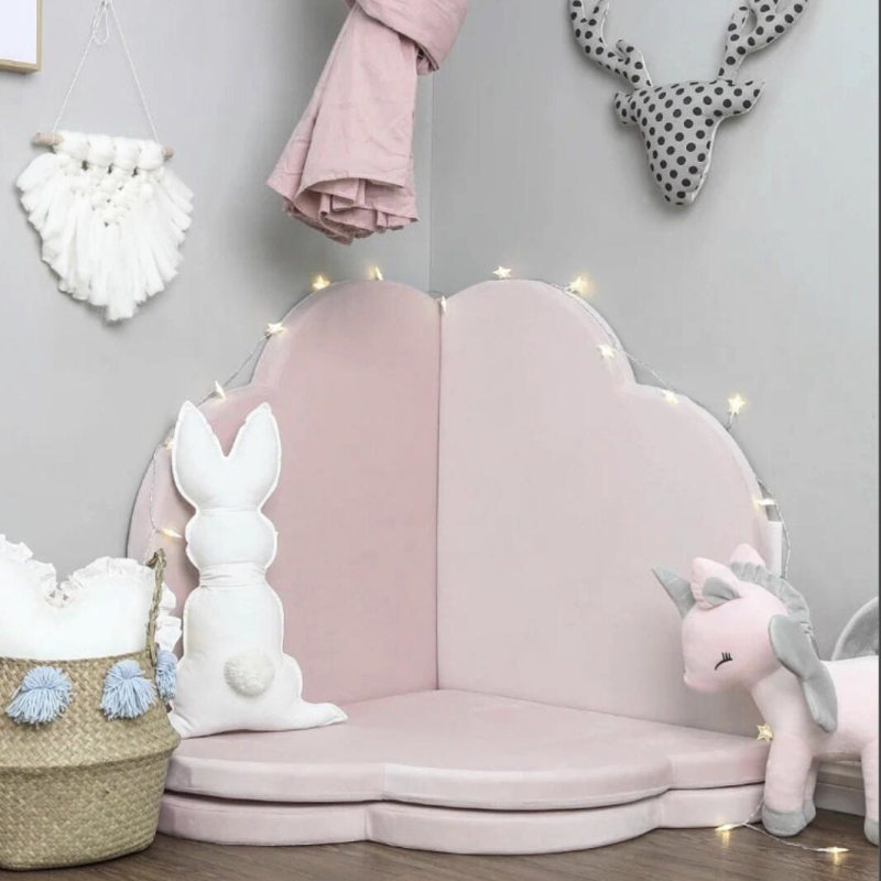 INS multi-function four-leaf clover sponge game pad thickened crawling pad children's room lazy sofa can be folded and washed