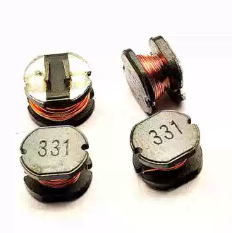 SMD inductor CD75 3 3UH printing 3R3 Wire wound chip power inductor copper core