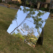 Frameless safety non-broken plastic mirror plexiglass lens Wall landing wear mirror plastic lens mirror lens