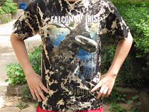 New X-Ray round neck tabby cotton T-shirt short sleeve neutral F16XL war theme Commemorative