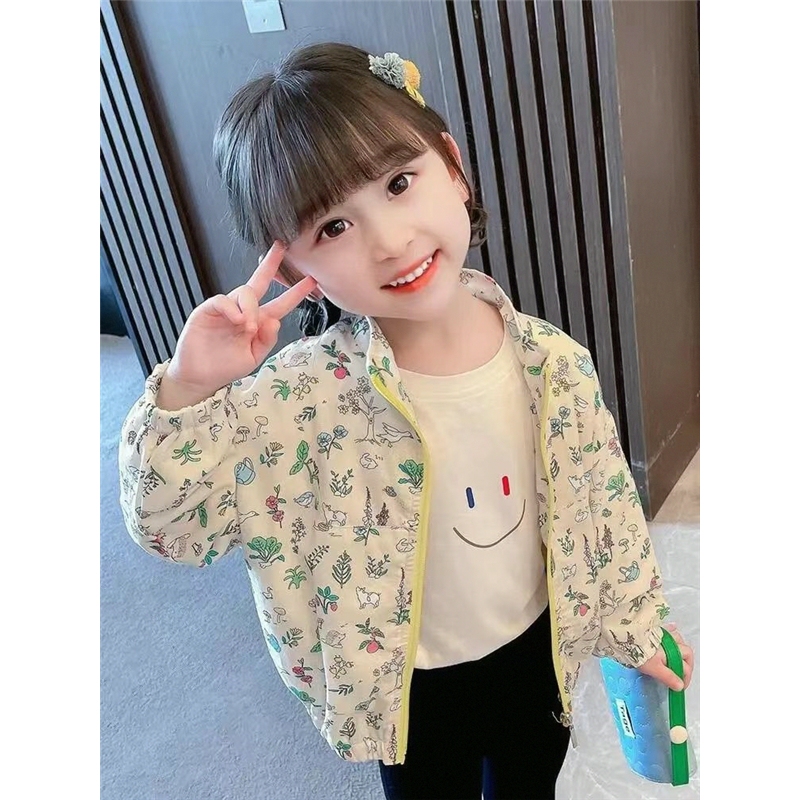 Printed Children's Jacket New Style Spring and Autumn Trendy Children's Clothing Fashionable Korean Version Girl Baby Cartoon Jacket 2026
