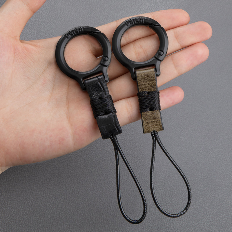 Car Keychain for Men, High-End Multifunctional Pendant, Anti-Lost Leather Case, High-Grade Leather Car Key Accessories Car Keychain for Men, High-End Multifunctional Pendant, Anti-Lost Leather Case, High-Grade Leather Car Key Accessories