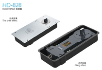 Haida 828 manufacturer direct Hong Kong Haida glass door aluminium alloy double-cylinder ground spring door accessories special sale