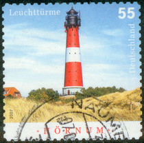 Germany · 2008 7 3 Lighthouse (Group 8) P11 (2-1) 55c Sylt Holm Lighthouse