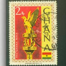 Ghana · 1967 9 4 National Symbol (6-1) 2np Ghana Scepter