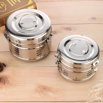 304 stainless steel storage tank medical storage tank sterilization box storage tank high pressure disinfection and sterilization barrel storage tank