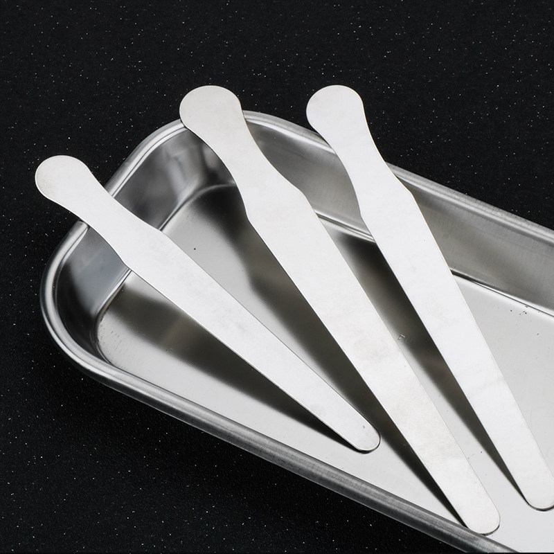 Stainless Steel Abalone Sheet Spatula Stir Sheet Clinic Care Spatula Mouth Check Tongue plate 14 16 18