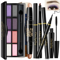 Mascara kẻ mắt bộ bốn bộ đầy đủ của mỹ phẩm trang điểm mắt kết hợp mỹ phẩm trang điểm là một bữa tiệc sinh viên mới bắt đầu bảng mắt tutu