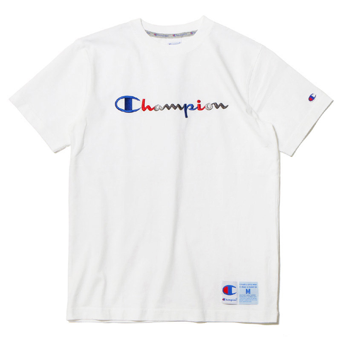 champion embroidered tee