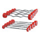 Fixed Barbell Gym Men's Fitness Commercial Weightlifting Barbell Rack Home Squat Straight Bar Pu Odorless Barbell