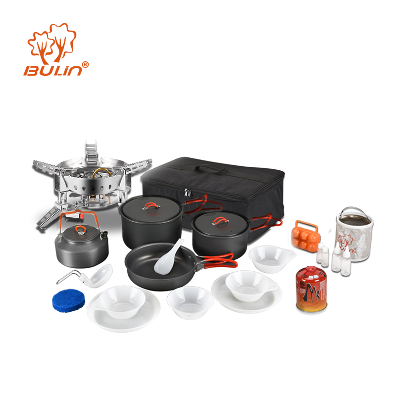 Bulin B17 outdoor stove camping cookware set portable camping stove 457 people picnic supplies self-driving travel equipment