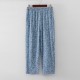 Middle-aged and elderly pure cotton pajamas pants spring and summer home pants grandma
